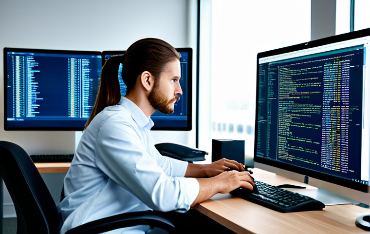 빅데이터 기술자의 기술 블로그 운영 노하우 - Ethical Data Scientist**

"A professional data scientist, fully clothed in a modern office, working ...