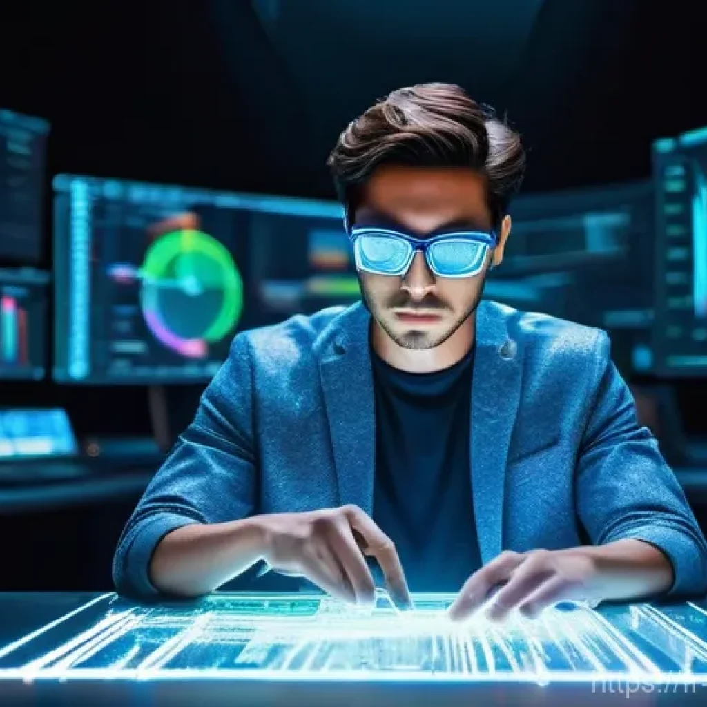 빅데이터 기술자의 데이터 수명 주기 관리 - **Prompt:** A highly skilled data engineer, depicted as a focused artisan in a futuristic, minimalis...