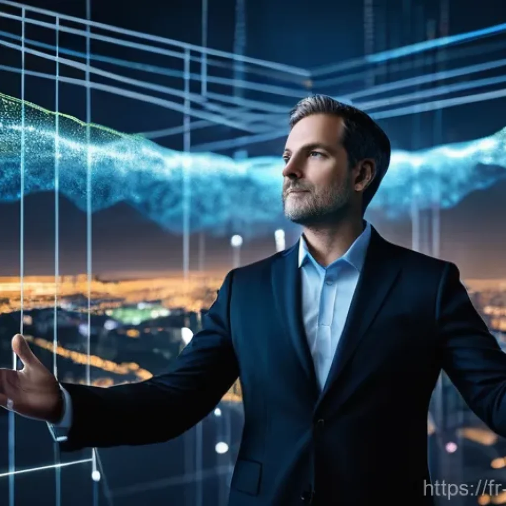 빅데이터 기술자의 기술 평가 방법 - **A Visionary Big Data Architect in a Digital Symphony:**
    A sophisticated and focused male Big D...