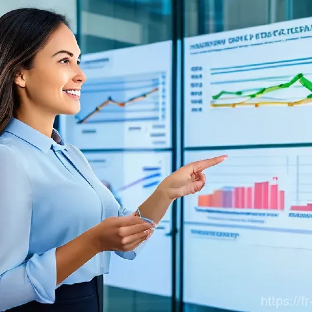 빅데이터 프로젝트에서의 예산 관리 - **Prompt: Big Data Budget Management Success**
"A confident female project manager in her early ...