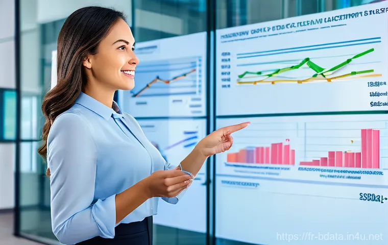 빅데이터 프로젝트에서의 예산 관리 - **Prompt: Big Data Budget Management Success**
"A confident female project manager in her early ...