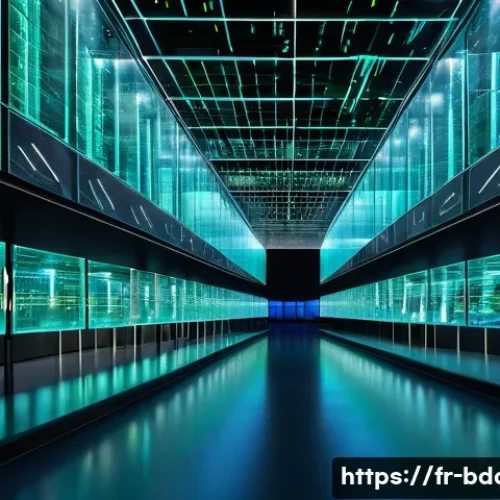 Home 29 빅데이터 기술자의 소프트웨어 아키텍처 설계 - **"Data Cathedral of the Future"**
A breathtaking, highly detailed futuristic data center resemb...