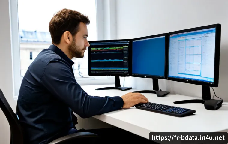 Home 17 빅데이터 기술자의 데이터 엔지니어링 사례 - Photorealistic French data engineer in a bright modern Paris office, reviewing a clean industrial da...